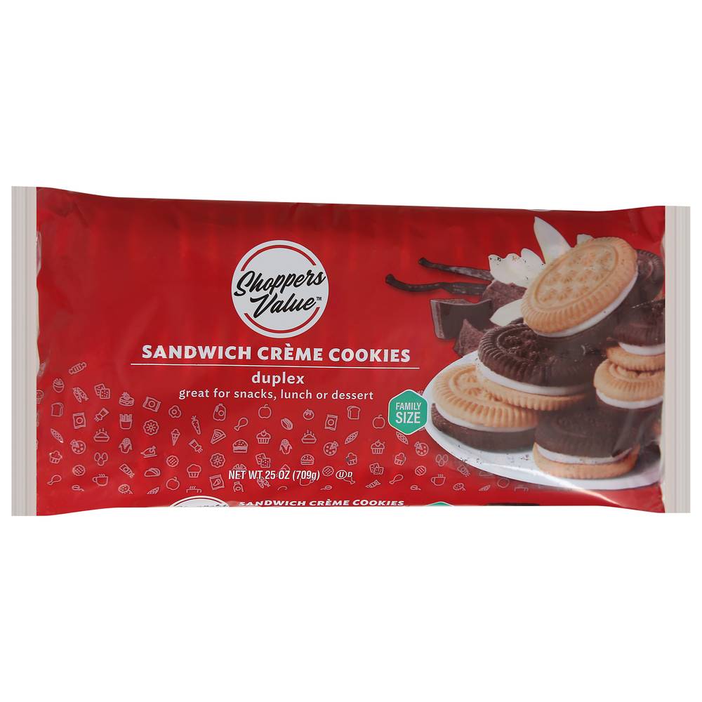 Shoppers Value Duplex Sandwich Creme Cookies (1.56 lbs)