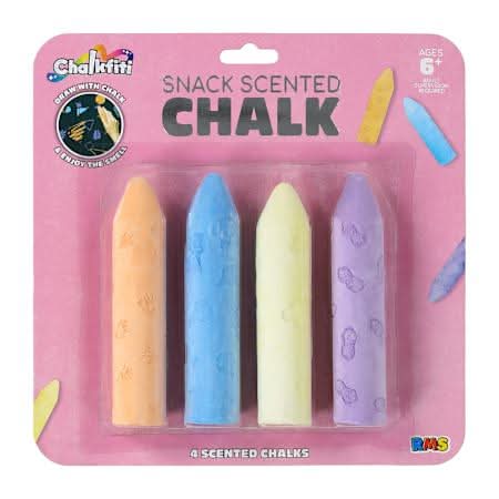 Chalkfiti Dessert Scented Chalk 4-Pack Fruit