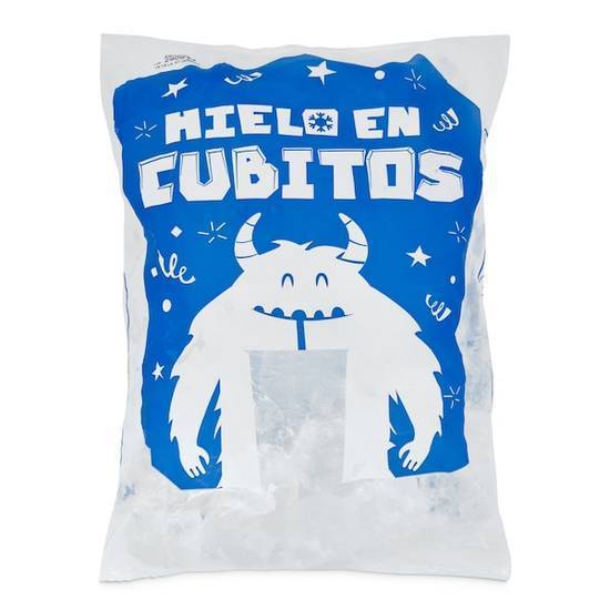 Hielo en cubitos bolsa 2 kg