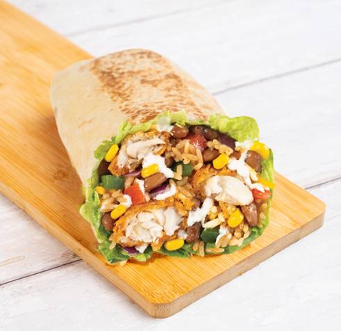 Crunchy Fish Burrito