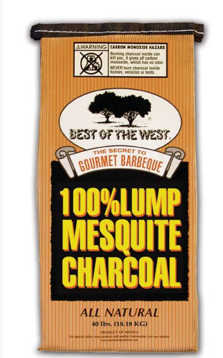Best Of The West - 100% Lump Mesquite Charcoal - 40 Lbs (1 Unit per Case)