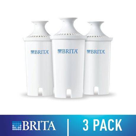 Filtres de rechange avancés pour système de filtration d'eau en pichet (3 unités) - brita water filter pitcher advanced replacement filters, 3 count (3 filters)