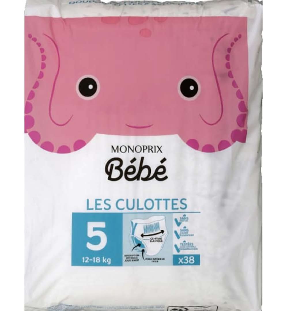 Monoprix Bébé - Les culottes, Taille 5 (38)