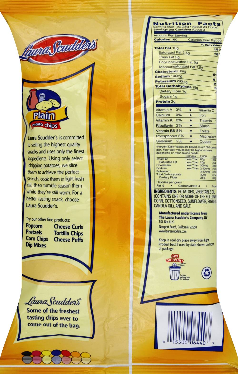 laura scudder potato chips