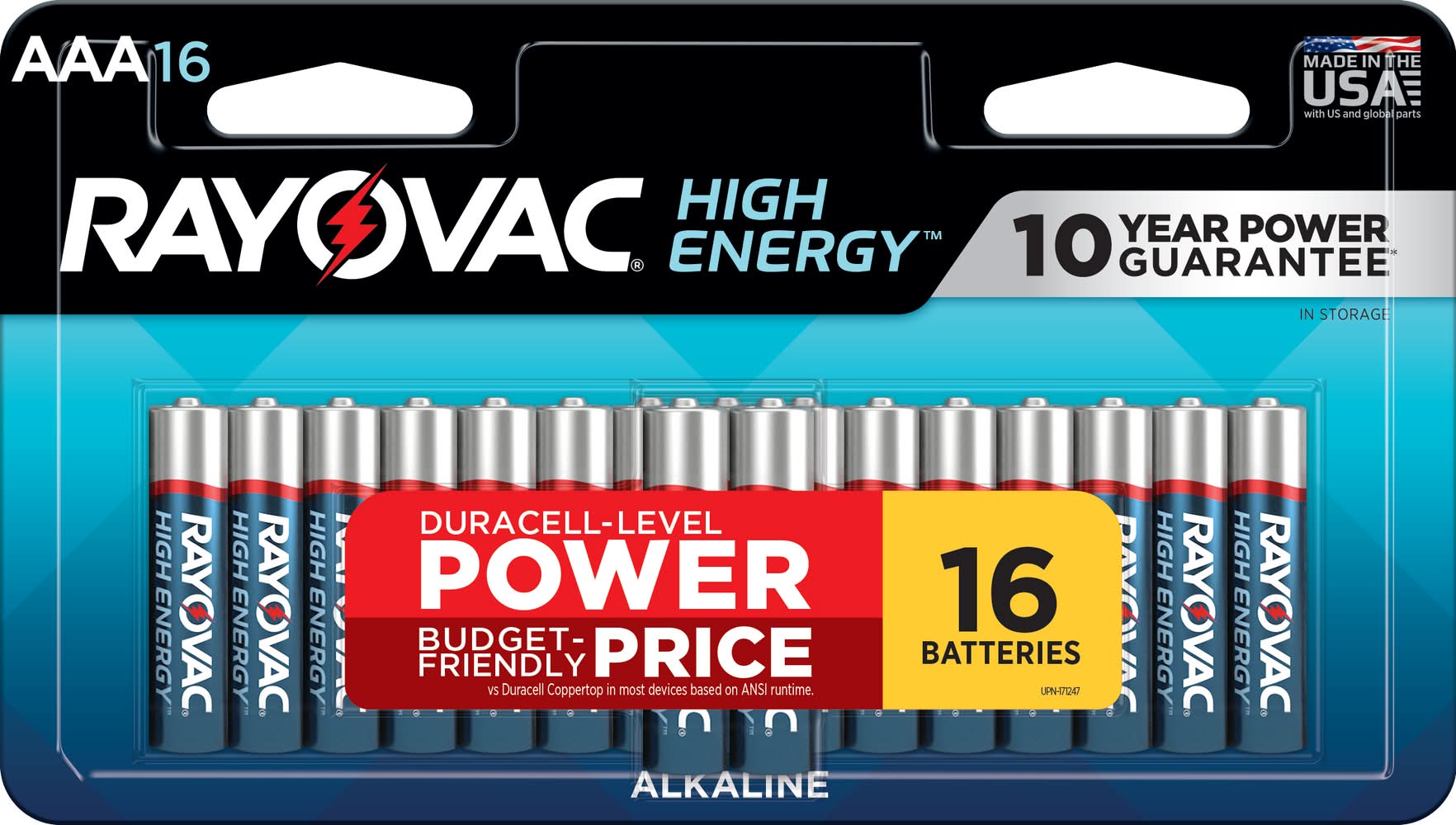 Rayovac Alkaline AAA Batteries ( 16 -Pack)