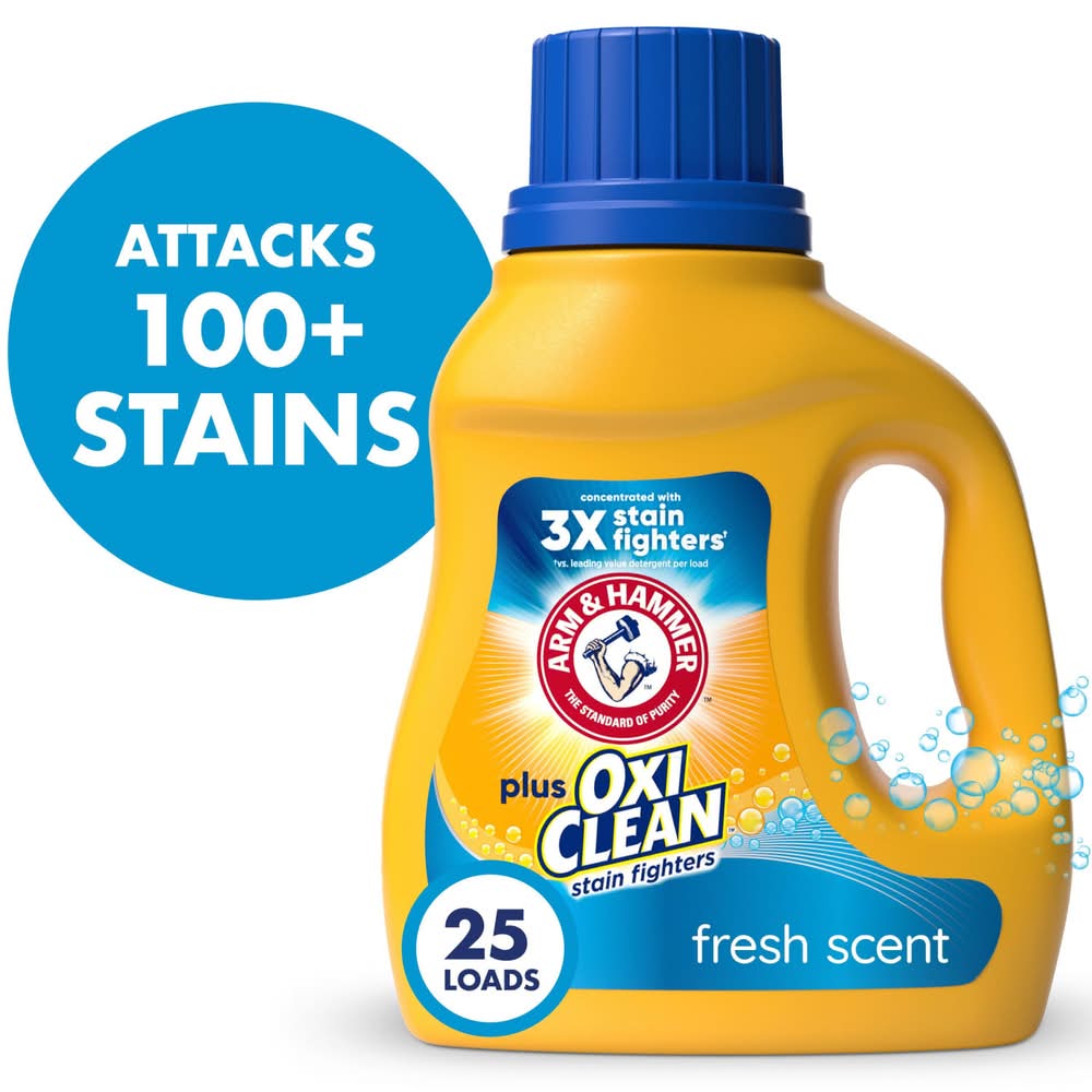 Arm & Hammer Plus Oxiclean Fresh Scent Liquid Laundry Detergent (32.5 fl oz)