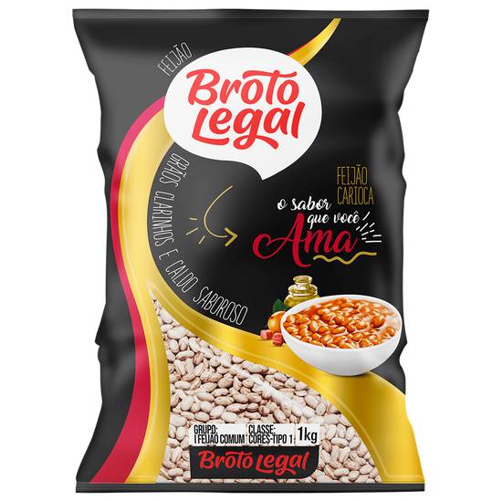 Broto Legal · Feijão carioca tipo 1 (1 kg)