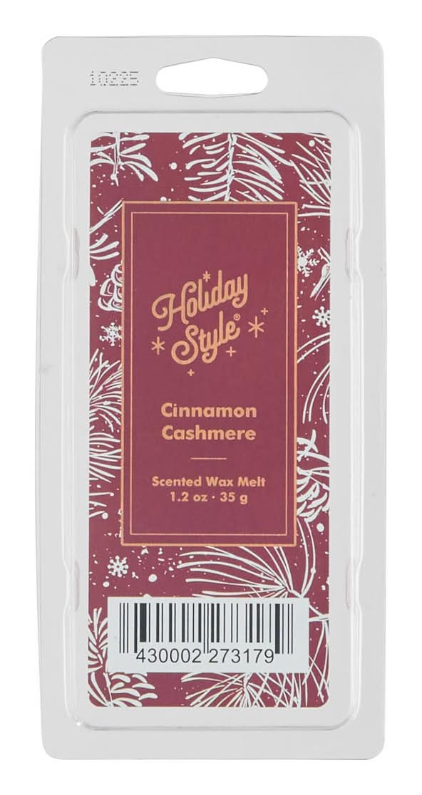 Holiday Style Scented Wax Melt 1.2 Oz Assorted