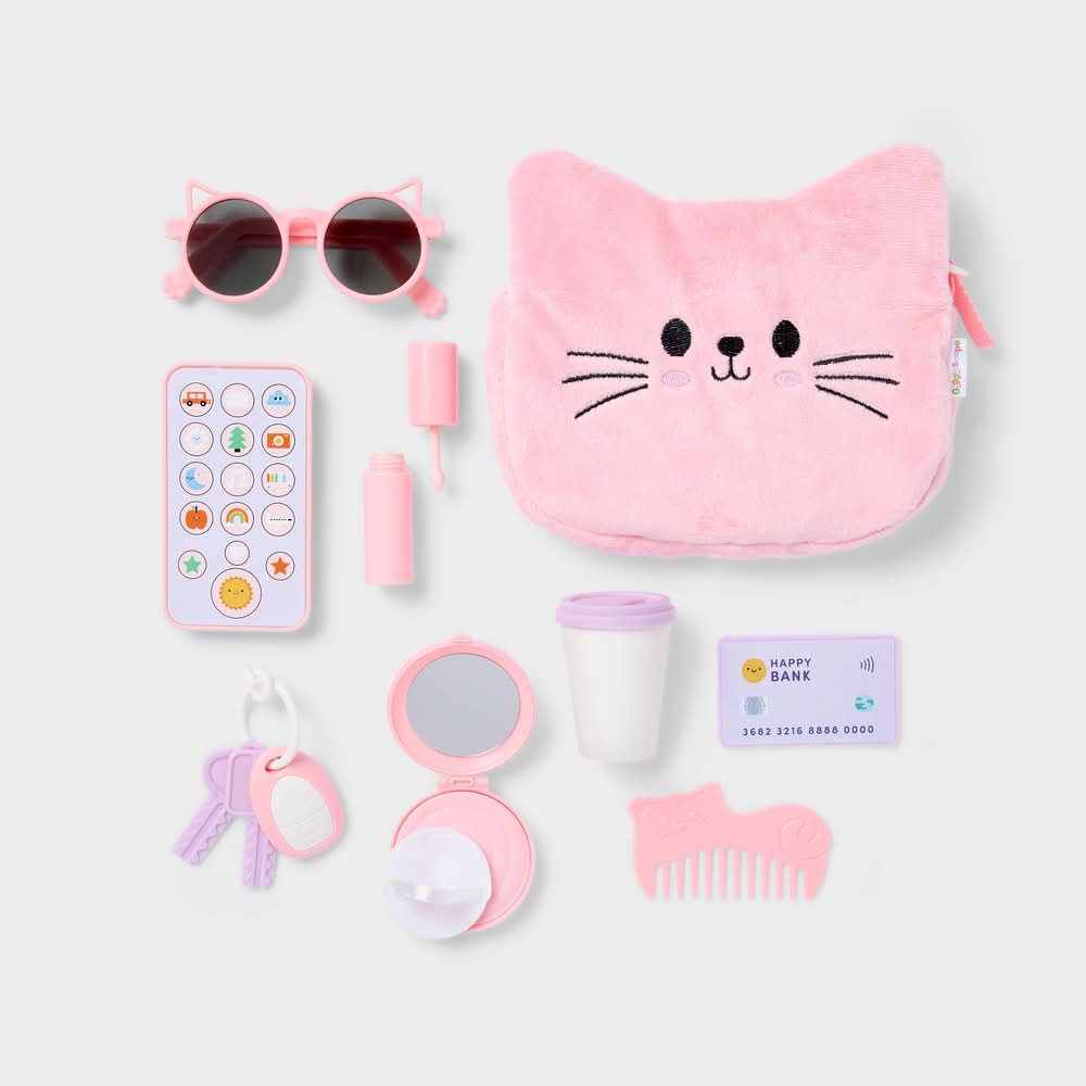 Gigglescape Purse Play Set Toy For Kids (14 ct)