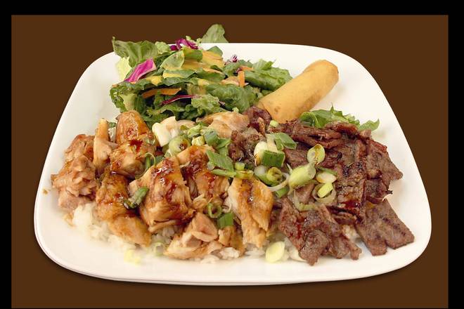#4 Chicken and Beef Teriyaki