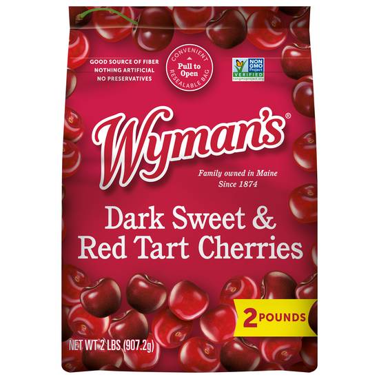 Wyman's Dark Sweet & Red Tart Cherries