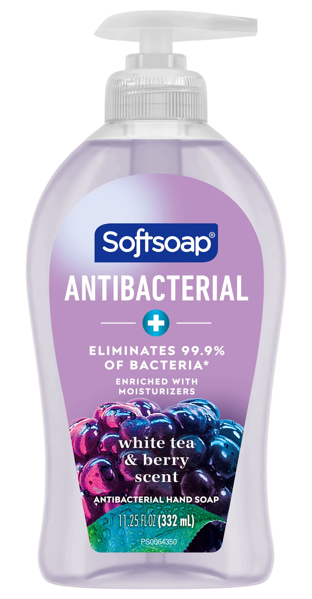 Softsoap Antibacterial Hand Soap, White Tea & Berry (11.25 fl oz)