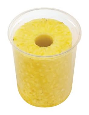 Ripe Cored Golden Pineapple