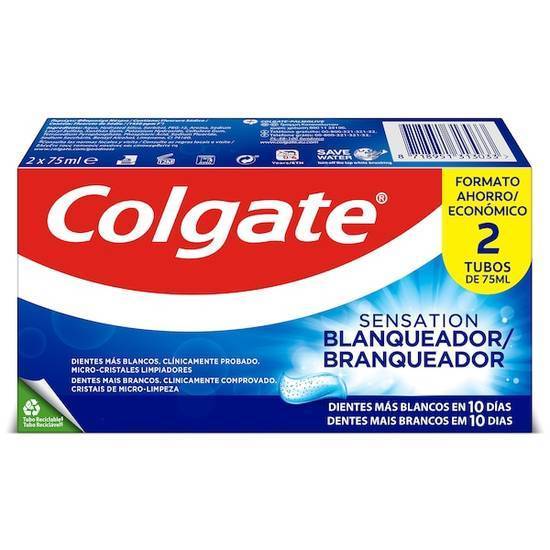 Pasta dentífrica blanqueante Colgate tubo 75 ml