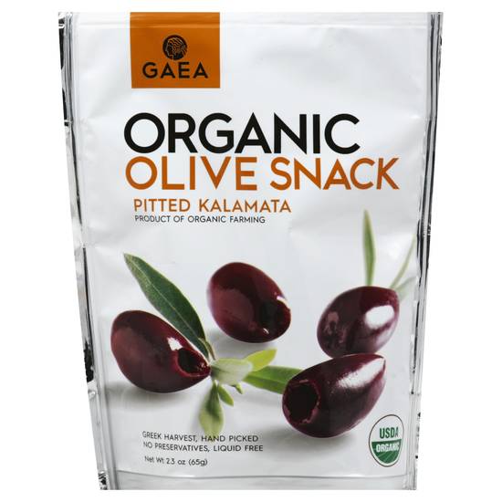 Gaea Organic Pitted Kalamata Olive Snack (2.3 oz)