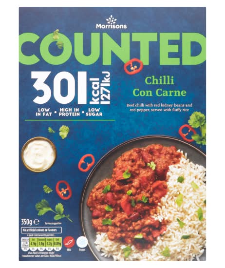 Morrisons Counted Chilli Con Carne (350g)