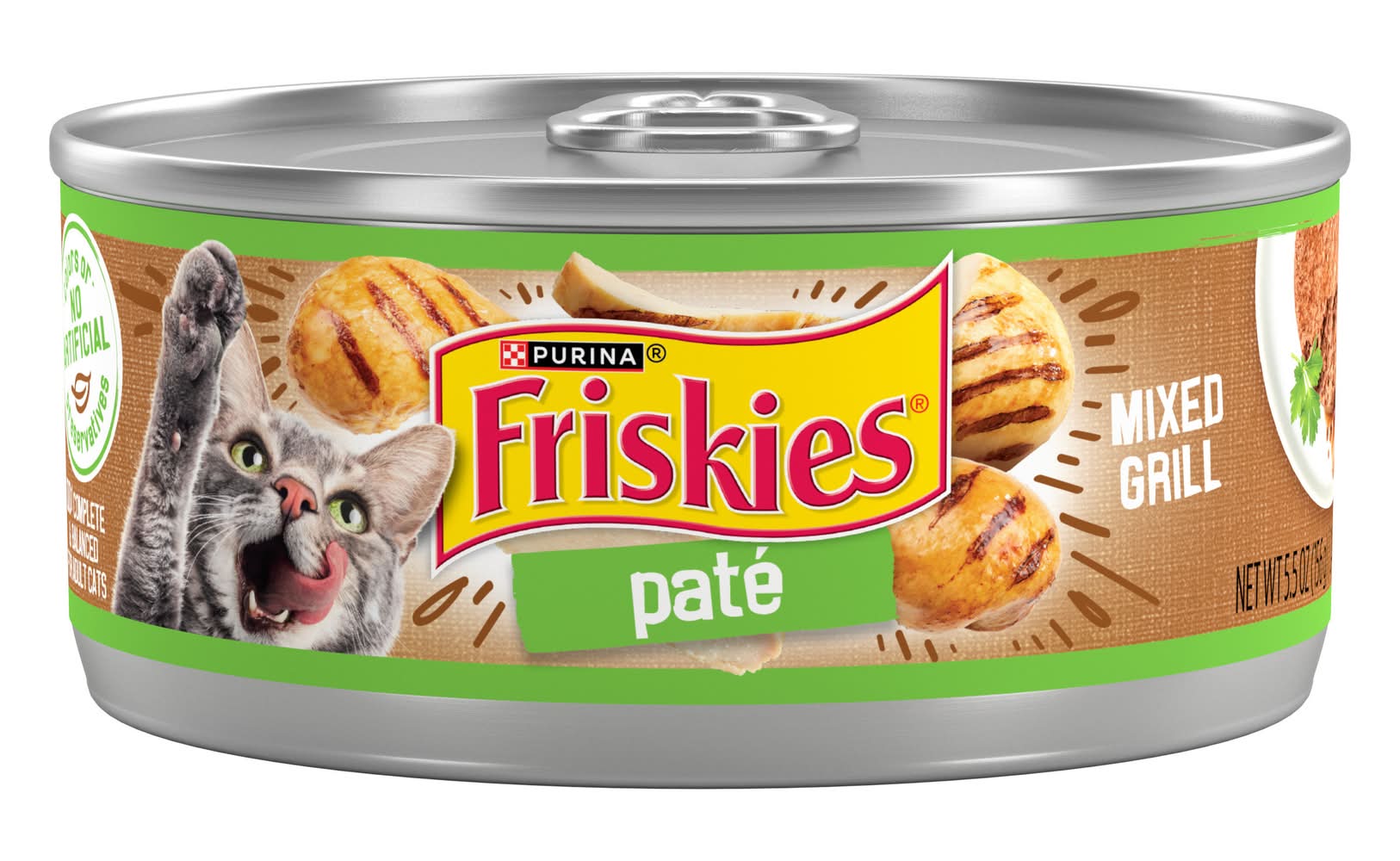 Purina Friskies Paté Mixed Grill Canned Wet Cat Food (5.5 oz)