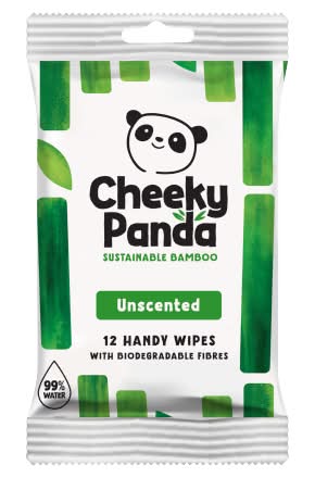 The Cheeky Panda Biodegradable Bamboo Handy Wipes