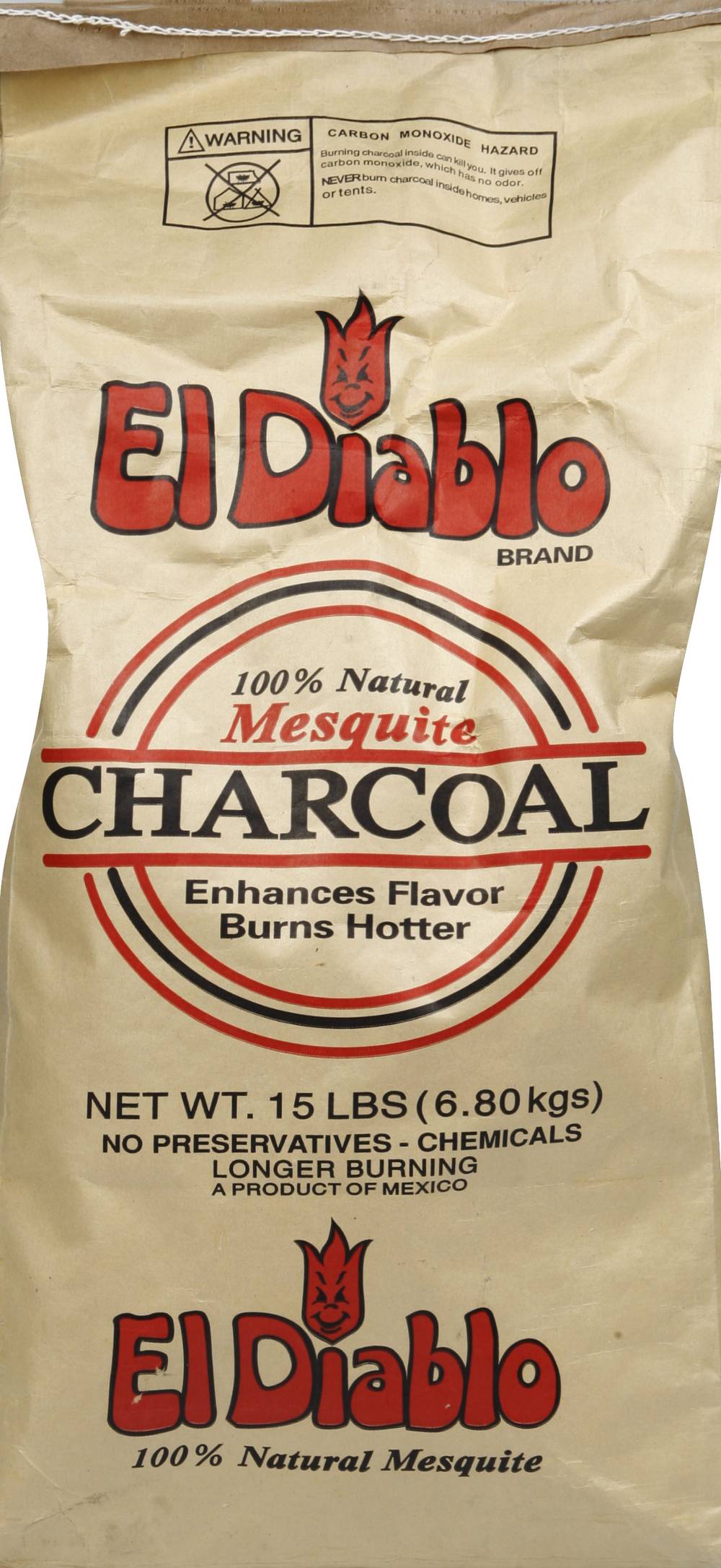 El Diablo 100% Natural Mesquite Charcoal