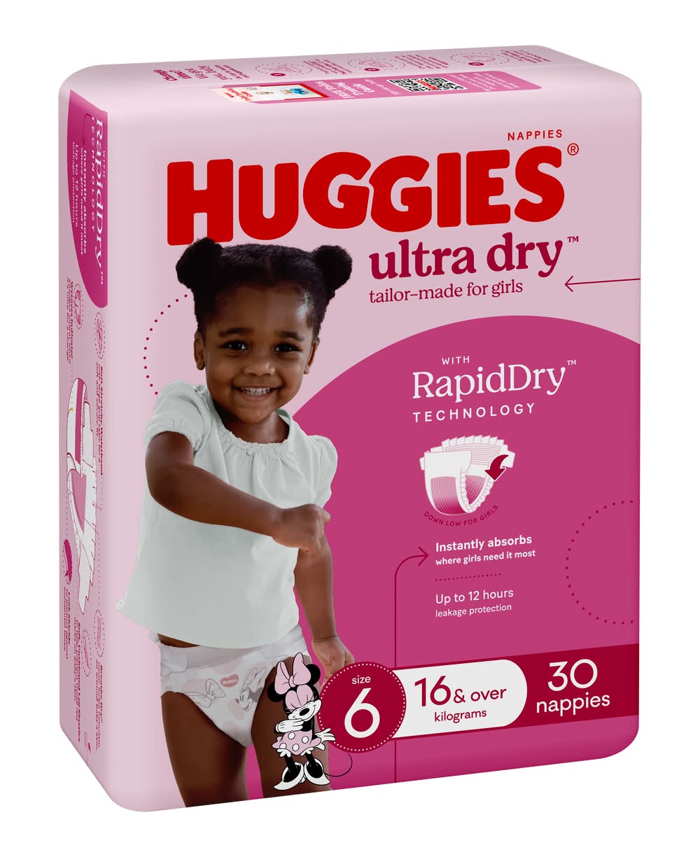 Huggies Girls Ultra Dry Nappies Delivery Near Me | Order Online