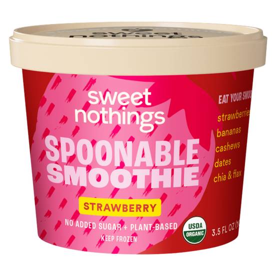 Order Sweet Nothings Smoothie Cup - Strawberry 3.5oz food online from Everyday Needs by Gopuff store, Norfolk on bringmethat.com