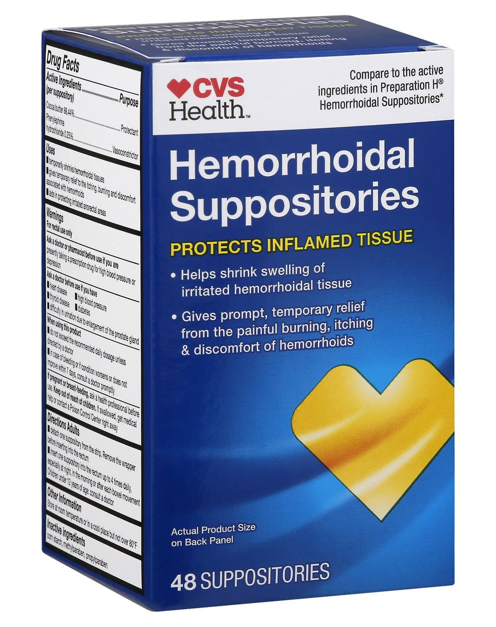 CVS Health Hemorrhoidal Suppositories