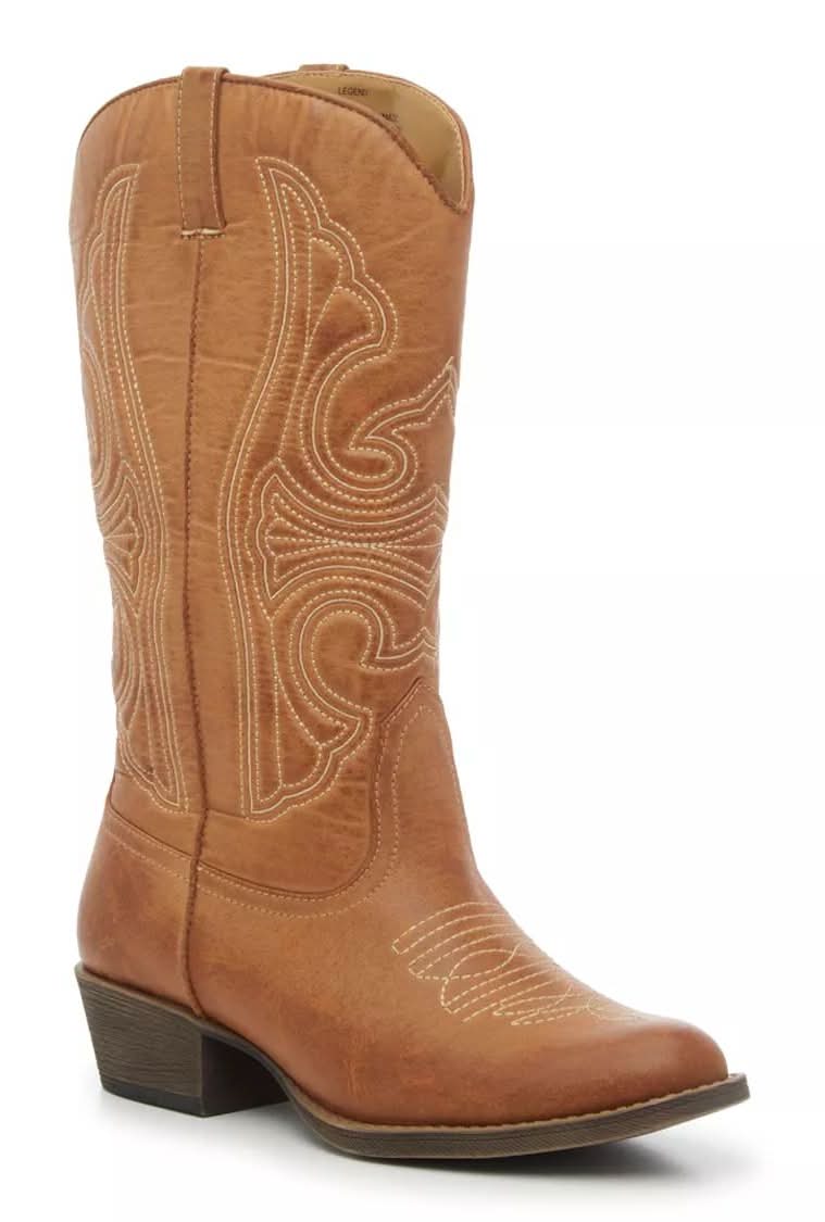 Coconuts By Matisse Legend Cowboy Boot (Tan Medium Width, Standard Calf - 11)