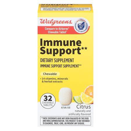 Wal-Born Vitamin C Immune Support 1000 mg Chewable Tablets (32 ct)