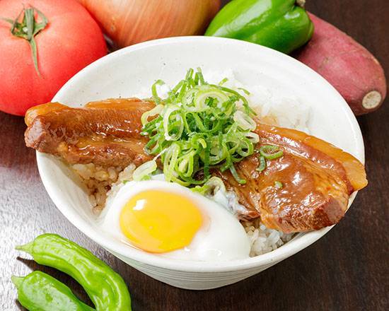 【温玉】おふくろの角煮丼