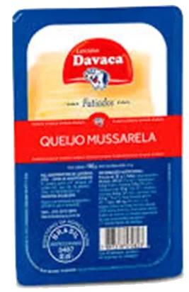 Davaca queijo mussarela fatiado (150 g)
