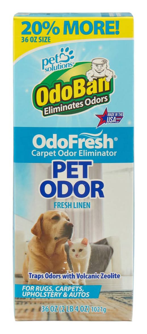OdoBan Odofresh Carpet Eliminator Powder, Fresh Linen (36 oz)