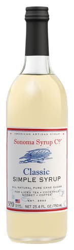 Sonoma Syrup Co. Pure Sugar Cane Classic Simple Syrup (25.4 fl oz)