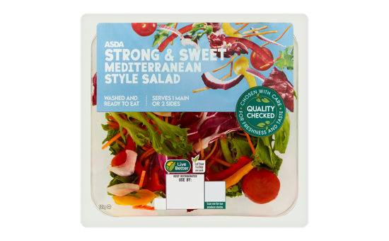 Asda Strong & Sweet Mediterranean Style Salad 135g