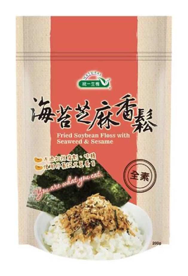 統一生機-海苔芝麻香鬆(200g/包)