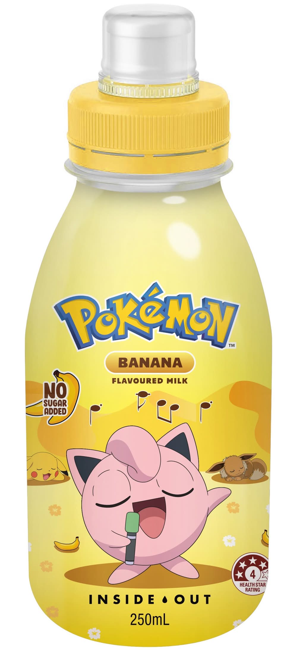 Pokémon Banana Flavoured Milk 250ml