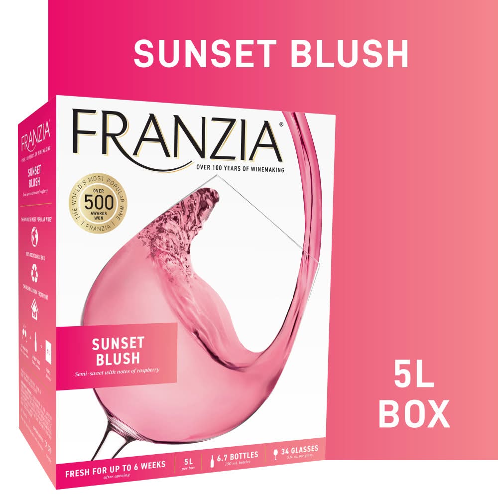 Franzia Sunset Blush, Sunset Blush (5 L)