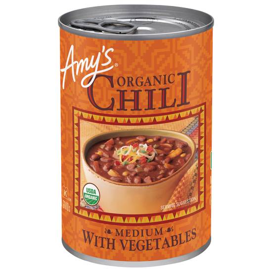 Amy's Kosher Organic Medium Chili With Vegetables