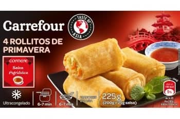 Rollitos primavera Carrefour 225 g.
