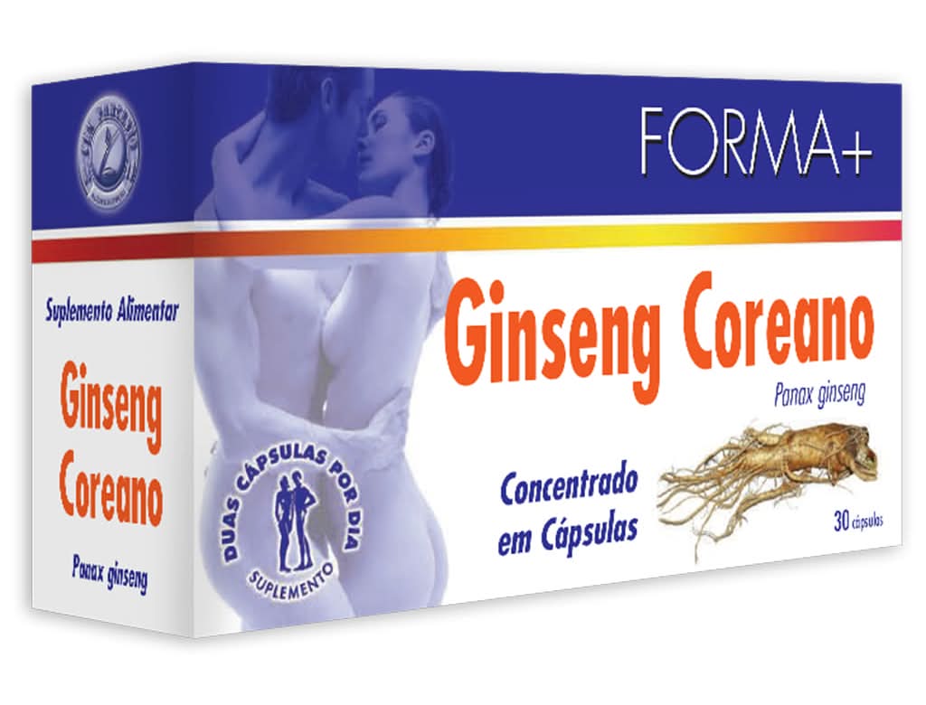 Forma+  - Ginseng coreano (cÃ¡psulas), embalagem de 15g