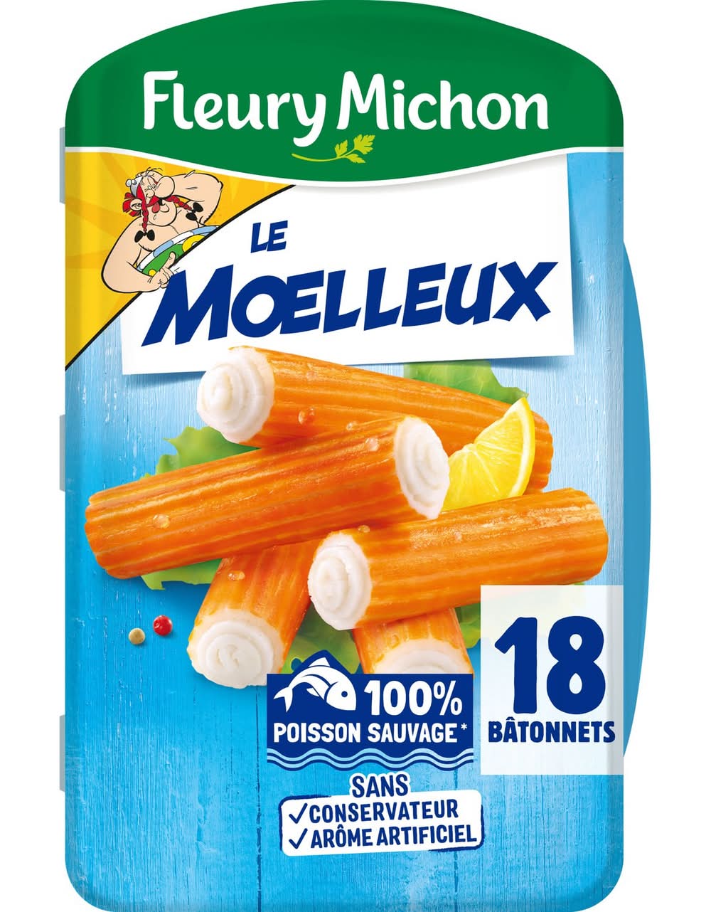 Fleury Michon - Bâtonnets de surimi moelleux (18)