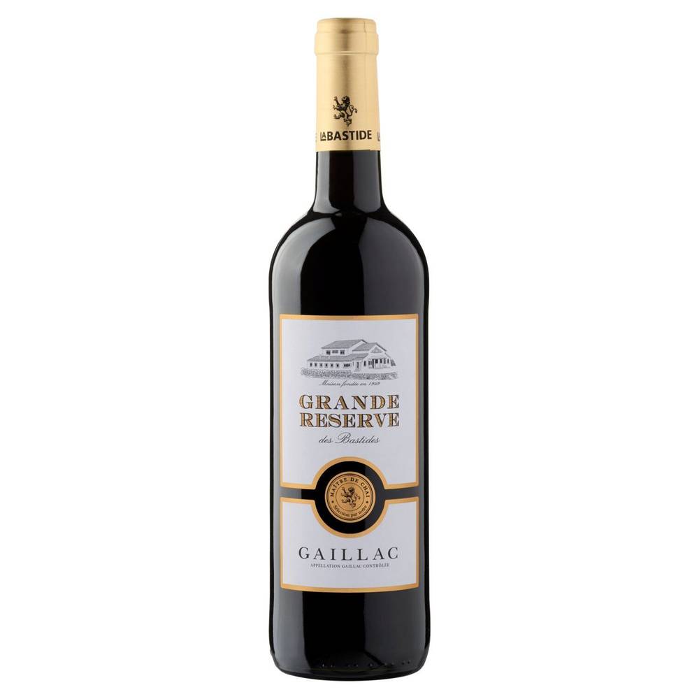 Vin Rouge Sud-Ouest Gaillac GRANDE RESERVE - la bouteille de 75cl