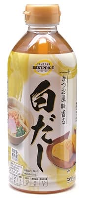 トップバリュ ベストプライス かつお風味香る白だし (500mL)