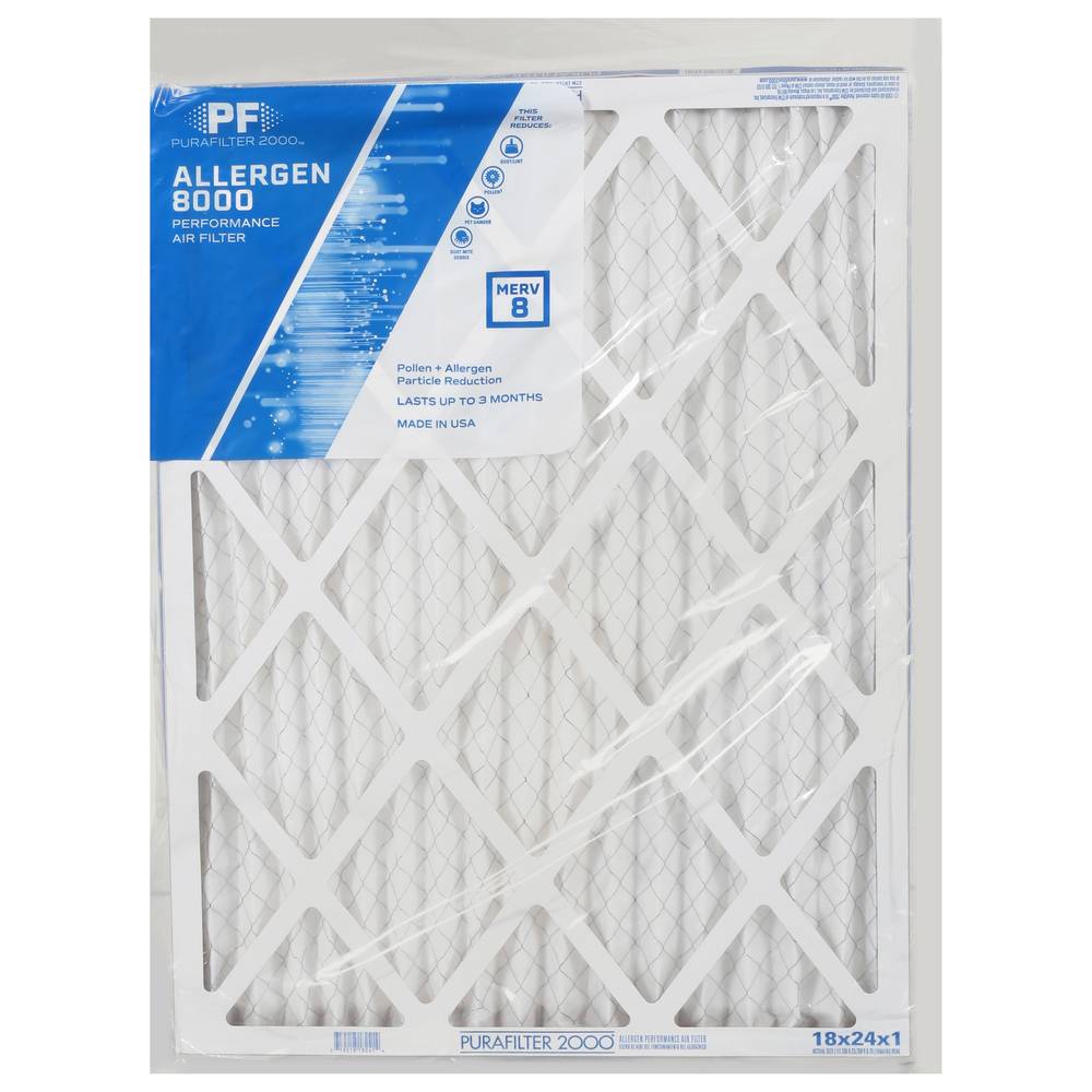 DuPont Purafilter 2000 Pollen & Allergen 18x24 in Air Filter (1 ct)