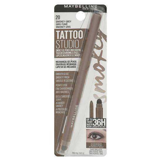Maybelline Tattoo Studio 20 Smokey Grey Gel Pencil