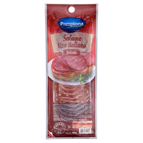 Pamplona salame italiano fatiado (100g)