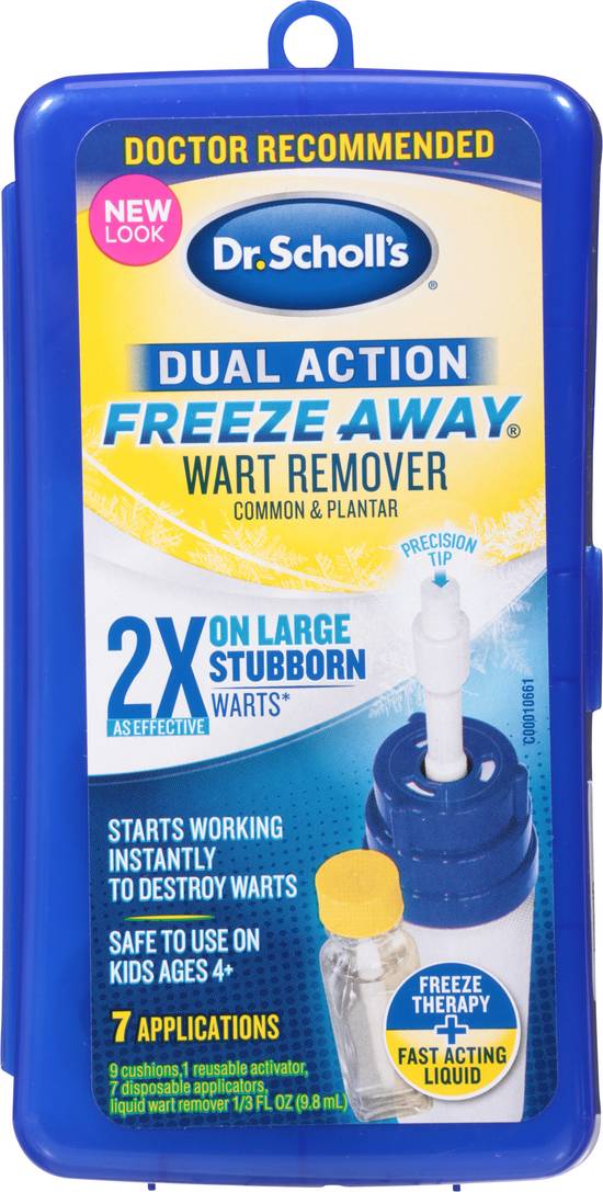 Dual action clearance wart remover