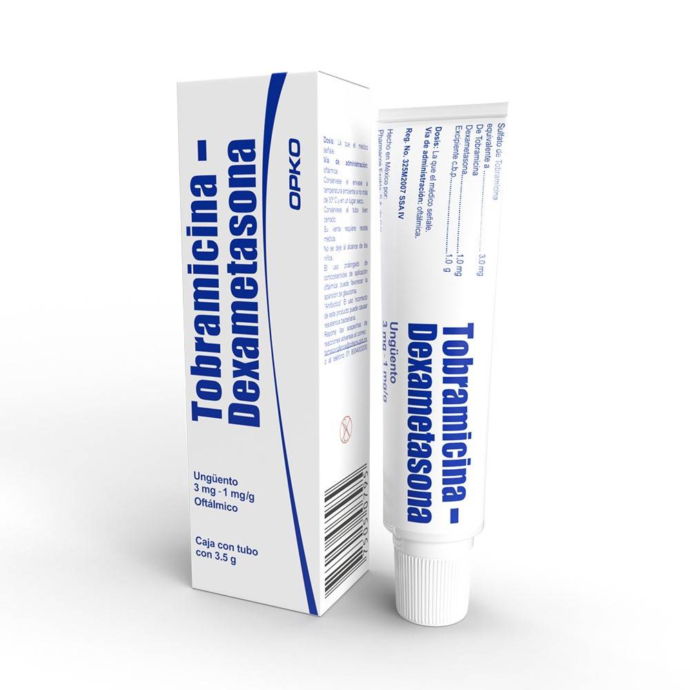 Opko · Tobramicina dexametasona ungüento 3 mg/1 mg (3,5 g)