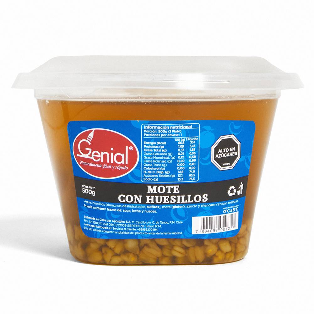 Genial mote con huesillos (500 g)