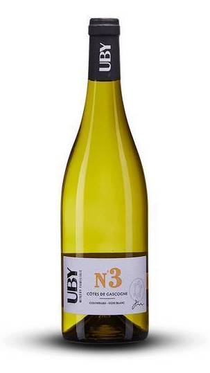 Côtes de Gascogne Blanc Sec N°3  UBY 75 CL