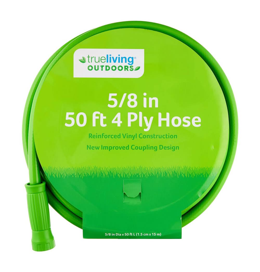 TrueLiving Outdoors 4 Ply Garden Hose, 50 in